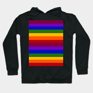 Rainbow stripes Hoodie